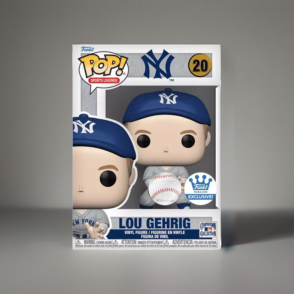 🔥Funko POP #20 New York Yankees Lou Gehrig Alternate Uniform Exclusive Figure💥